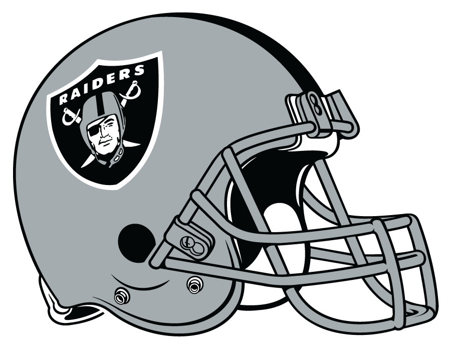 Oakland Raiders 1995-Pres Helmet DIY iron on transfer (heat transfer)...